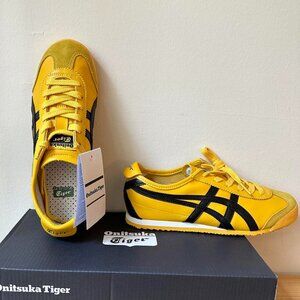 Onitsuka Tiger Yellow  and Black   Men's and women's sneakers